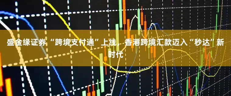 盛金缘证券 “跨境支付通”上线，香港跨境汇款迈入“秒达”新时代